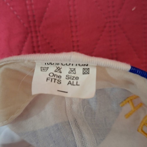 Hellas Cap one size 100% cotton like new, blue