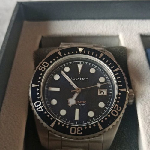 Aquatico Sea Star men's automatic watch 300 m new