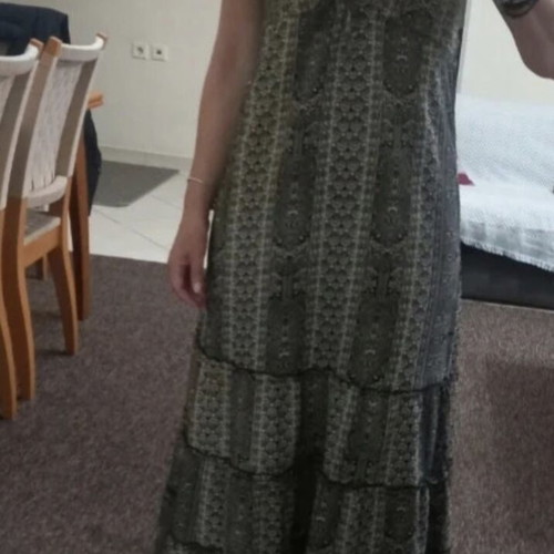 Long dress Fullah Sugah like new, black and gray, size S