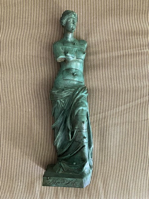 Salvador Dalí Venus De Milo Bronze Sculpture Green Patina