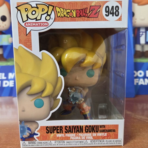 Funko Pop Animation Super Saiyan Goku with Kamehameha figure new