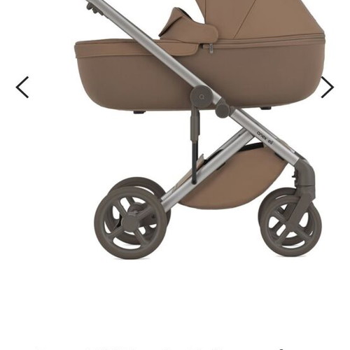 Anex multifunctional stroller 2-in-1, beige leather