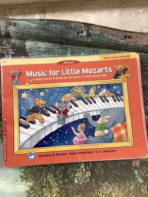 Music for Little Mozarts book used for music learning
