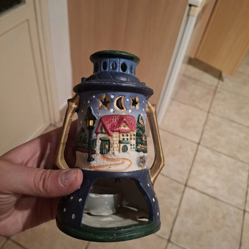 Christmas candlestick used with tealight