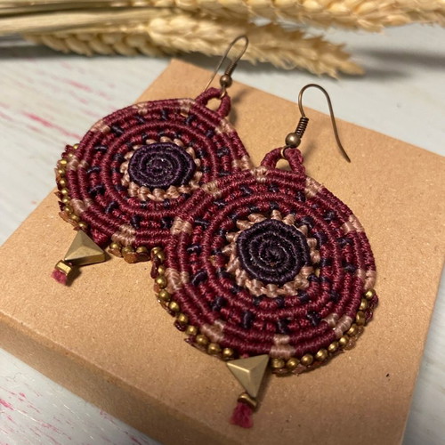 Set of rare handmade jewelry used, 11 boho chic pieces