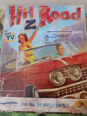 Hot Z Road board game like new with cards and dice
