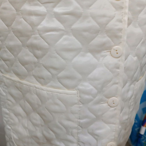 White thin vest new, size M-L