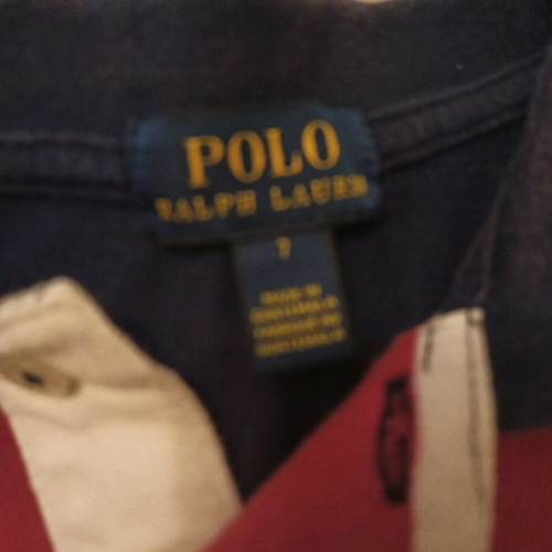 Ralph Lauren polo shirt used, kids, blue, size 116 cm