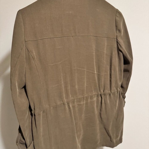 Zara jacket green like new, thin for autumn and spring