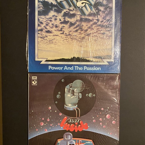 Eloy Power And The Passion and Inside 2 LPs like new, rock