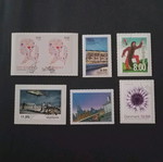 Denmark sticker stamps new, 2012-2015