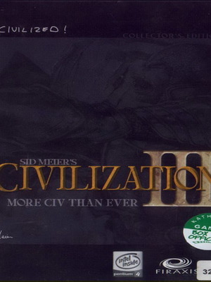 Civilization 3 Collector's Edition PC παιχνίδι μεταχειρισμένο χωρίς βιβλίο οδηγιών