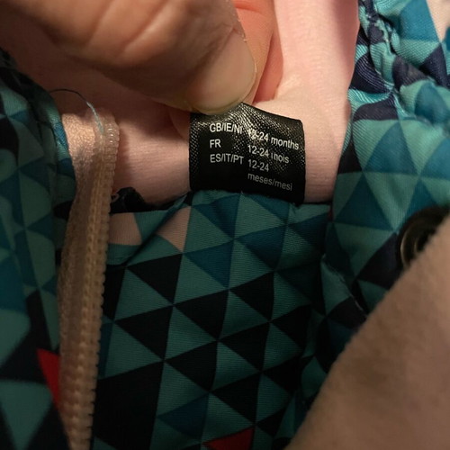 Lupilu ski jacket used, size 12-24 months, kids