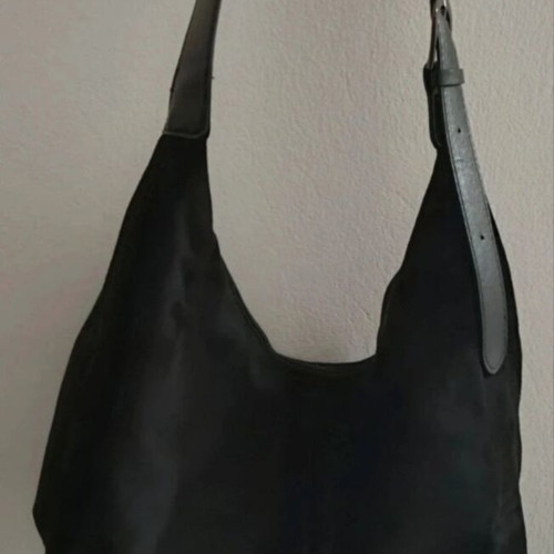 Shein Suede Bag with Leather Strap Crossbody New