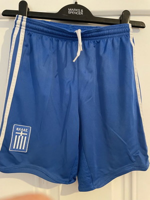 Adidas vintage σορτς εθνικής Ελλάδας για αγόρι, σαν καινούργιο, μέγεθος 10
