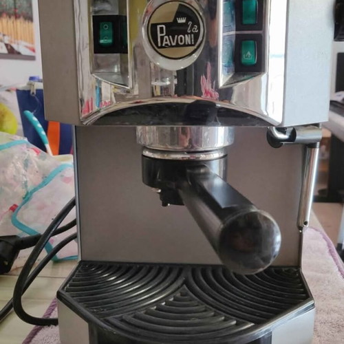 La Pavoni Eurobar μηχανή espresso μεταχειρισμένη με παρελκόμενα
