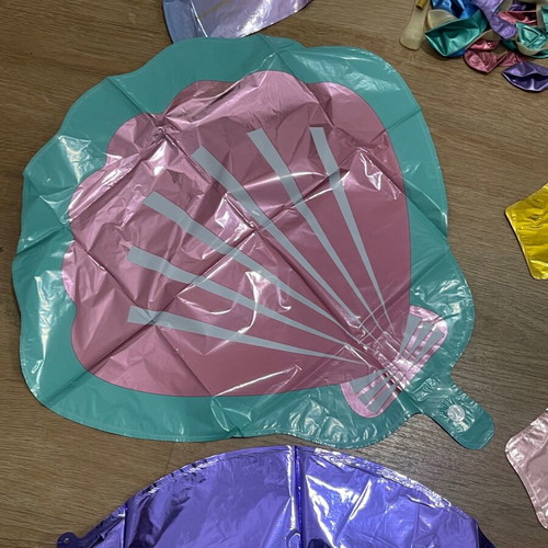 Mermaid party theme set new with cake decorations, 10 hats, 12 candy boxes, 3 candle boxes