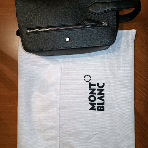 Montblanc Νεσεσέρ Dopp Kit Μαύρο Καινούργιο Δερμάτινο