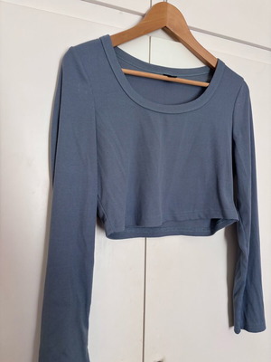 Crop top Shein size L used, blue