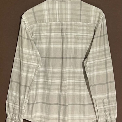 Stussy flannel shirt used, size L, beige