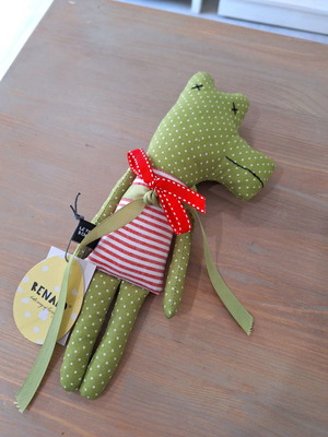 Κούκλα βάτραχος 28 cm νέα