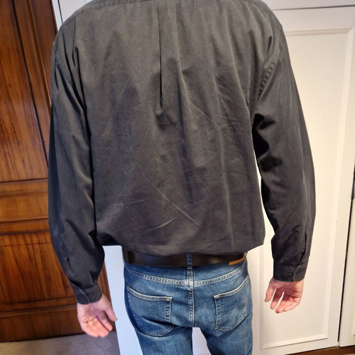 New Man shirt used, black, size 5 (L/XL), 100% cotton