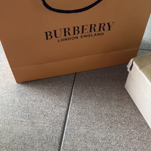 Burberry flip flops like new, size 45, black and orange