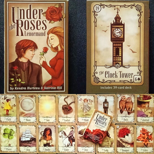 Under the Roses Lenormand deck like new by Kendra Hurteau & Katrina Hill