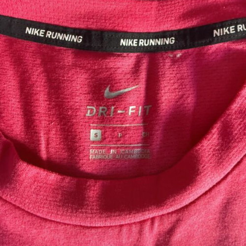 Nike sports tank top, pink, size S