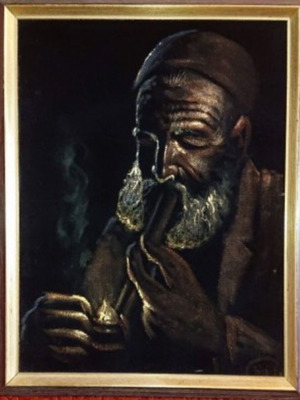 Painting on canvas like new, signed, 30x40 cm
