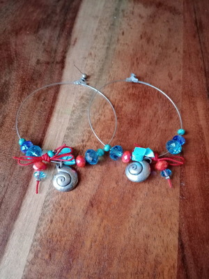 Earrings summer style like new