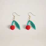 Mango cherry earrings like new