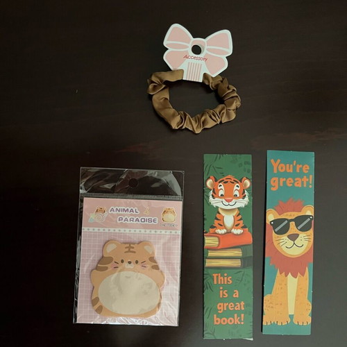 Tiger gift set with cute accessories and stationery new