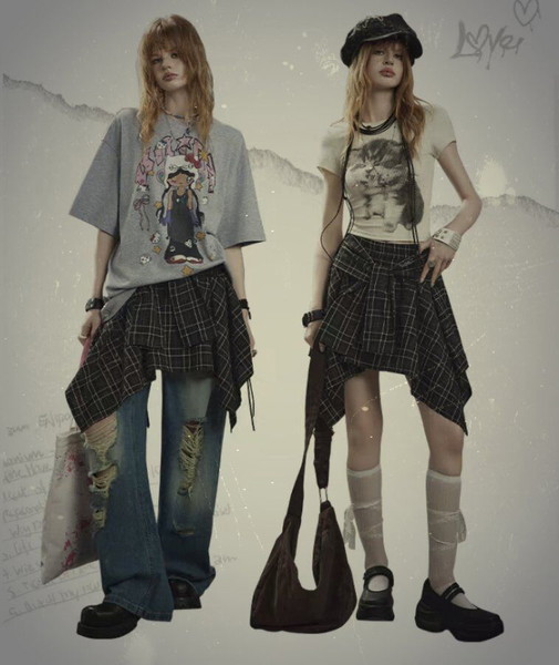 Plaid skirt