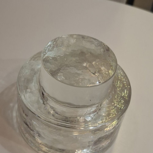 Vintage glass candle holder like new