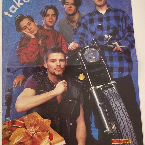 Take That - the MEN and the NOs Poster from the magazine Katérina In good condition Price 4 Euros