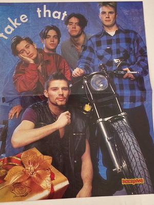 Take That - the MEN and the NOs Poster from the magazine Katérina In good condition Price 4 Euros