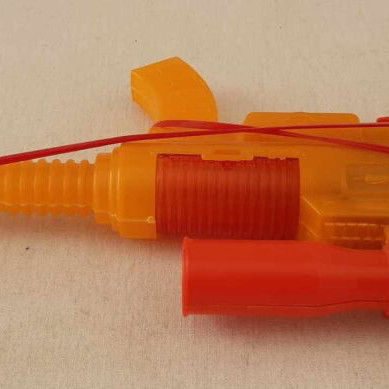 Anco 1980s Comet space plastic toy gun with sound and spark new
