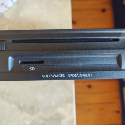 VW Golf Sportsvan 2014 central console with screen and control unit used