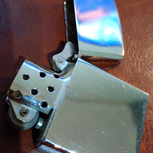 Zippo lighter engraved with USS Enterprise CVN-65 used