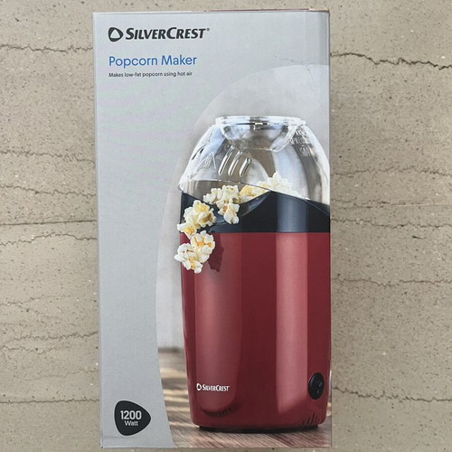 SilverCrest popcorn maker, brand new