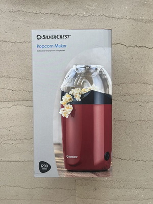 SilverCrest popcorn maker, brand new