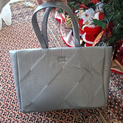 Calvin Klein shoulder bag gray like new