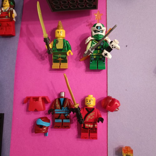 Lego Minifigure and Accessories Lot like new with Ninjago, Star Wars, Harry Potter, Marvel, City