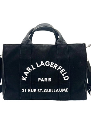 Karl Lagerfeld черна tote чанта употребявана