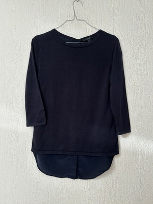 Топ от копринена смес COS като ново, размер XS, син