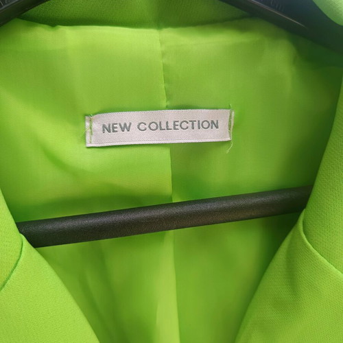 Green suit with crop jacket and skort new S/M