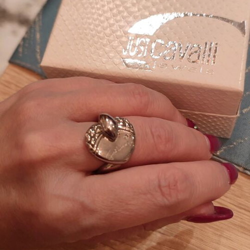 Just Cavalli ring used, stainless steel