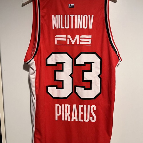 Olympiacos Euroleague 2023-24 Basketball Jersey Milutinov #33 like new, size L