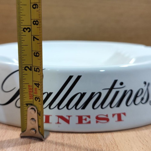 Ballantine's Scotch Whisky Ceramic Ashtray used, vintage promotional